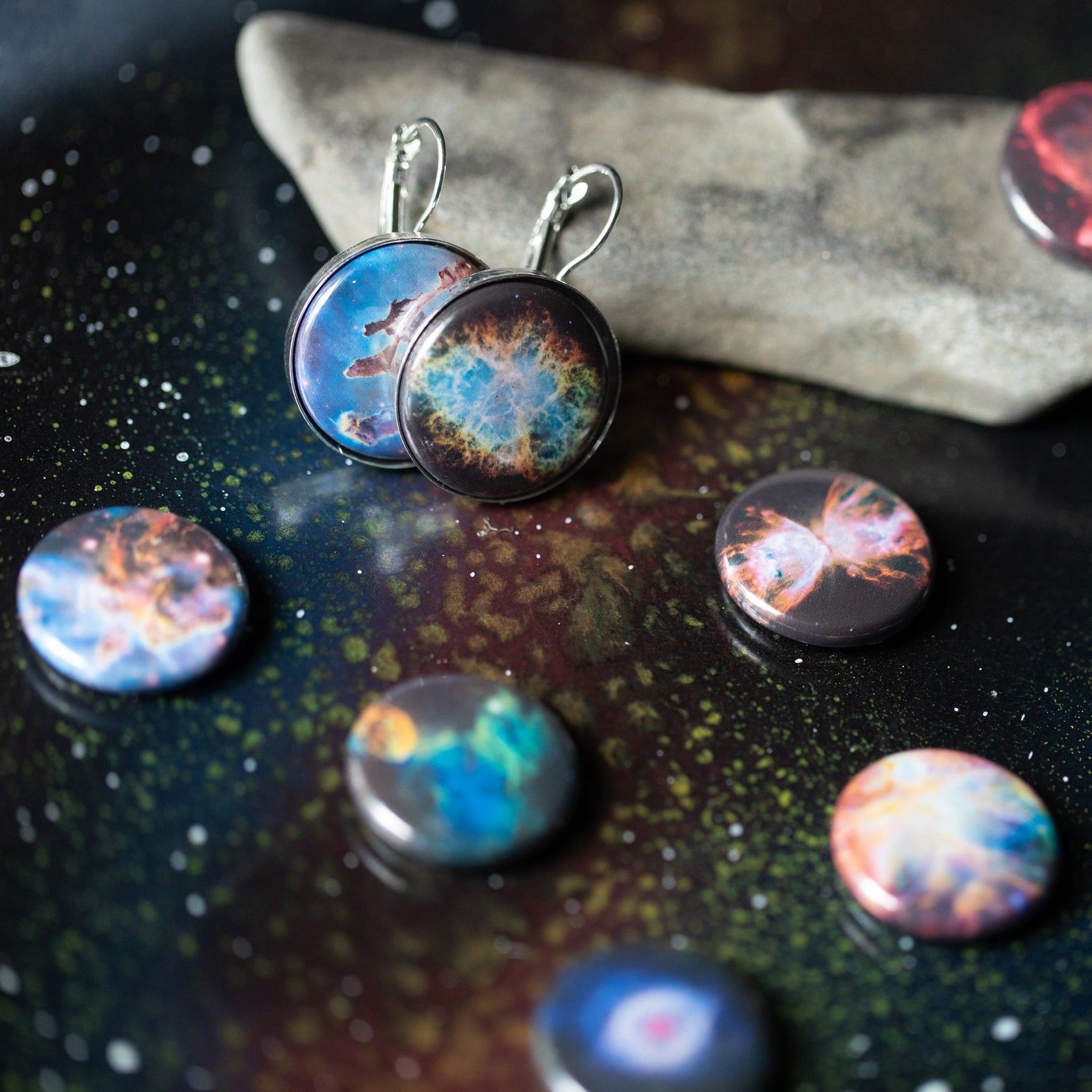 Interchangeable Nebula Earrings - RoshelLuxe.com
