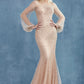 Iris Gown With Long Sleeves - RoshelLuxe.com