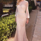 Iris Gown With Long Sleeves - RoshelLuxe.com