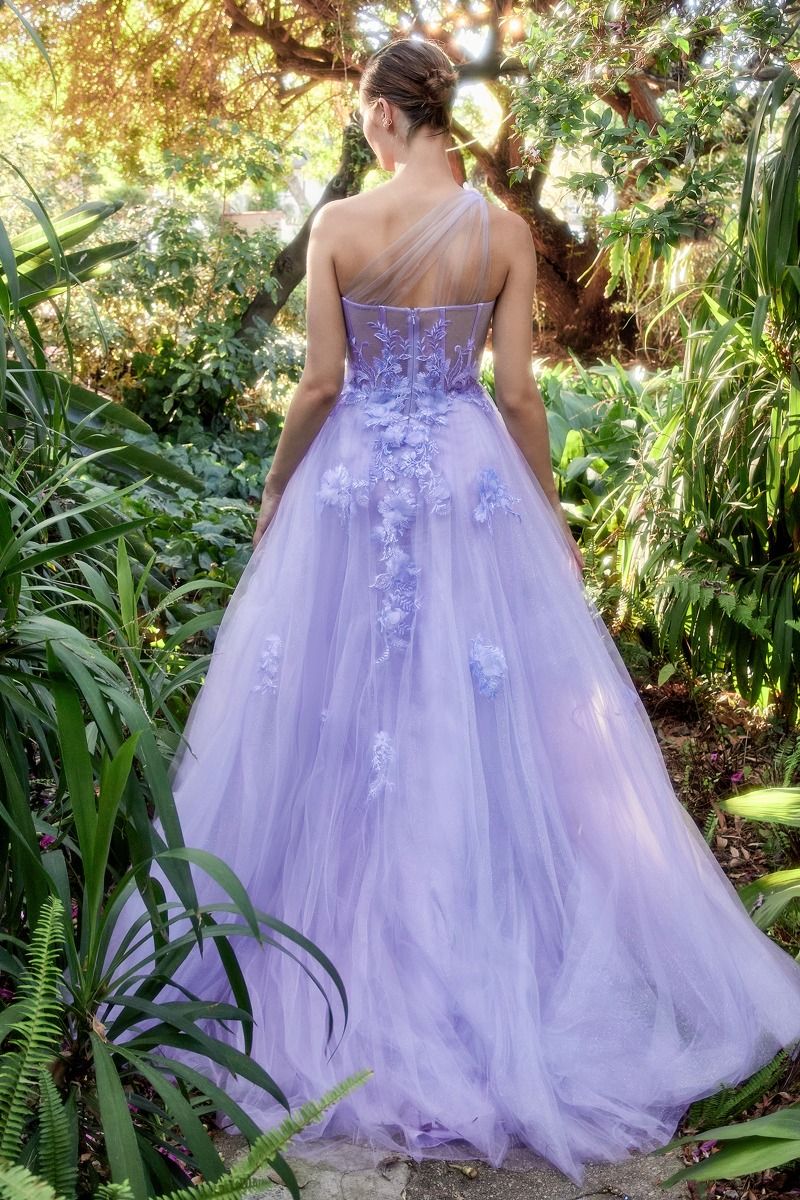 Leila One Shoulder Gown - RoshelLuxe.com