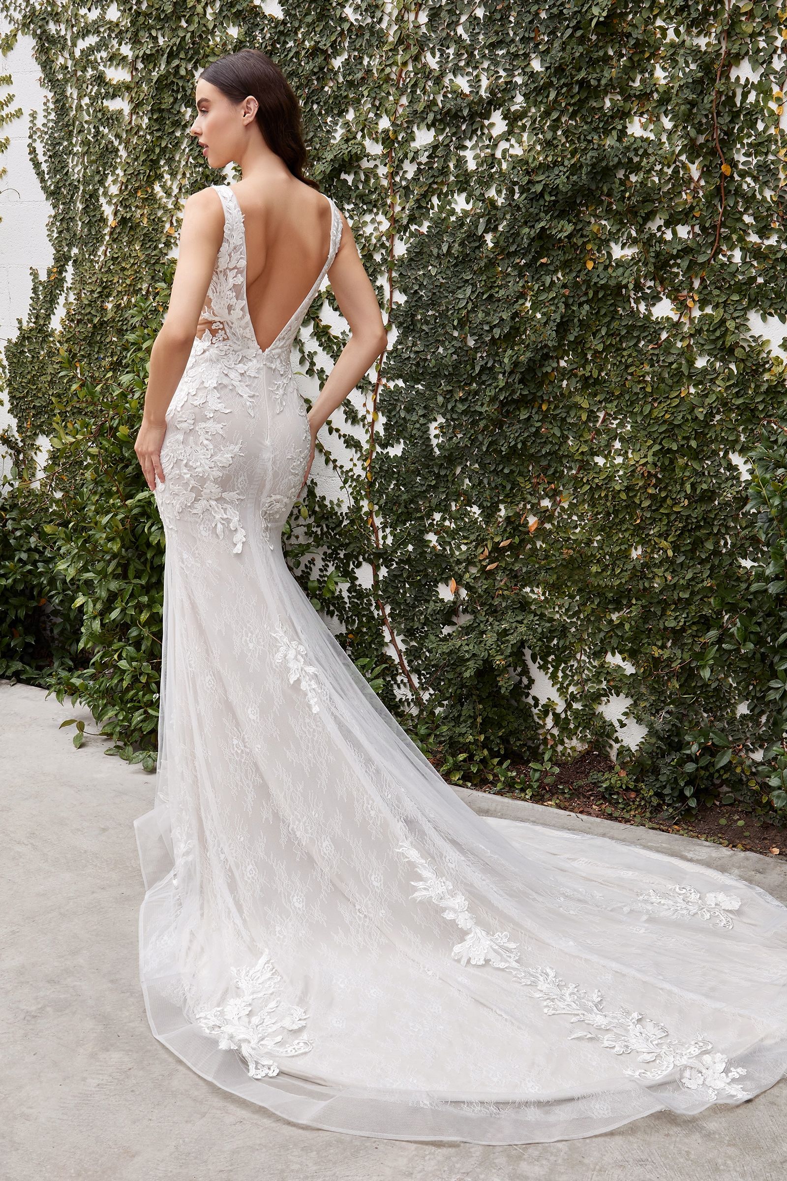 Avery Lace Wedding Gown - RoshelLuxe.com