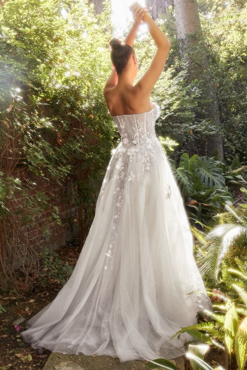 Penelope Blossom Gown With Overskirt - RoshelLuxe.com