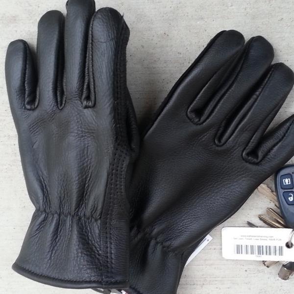Alpaca Knit Lined Cowhide Leather Gloves - Alpaca Made in the USA - RoshelLuxe.com