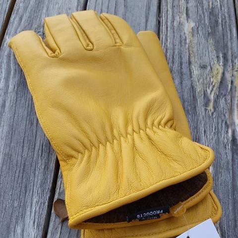 Alpaca Knit Lined Cowhide Leather Gloves - Alpaca Made in the USA - RoshelLuxe.com