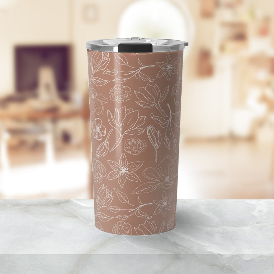 Copper Magnolia Travel Mug - RoshelLuxe.com
