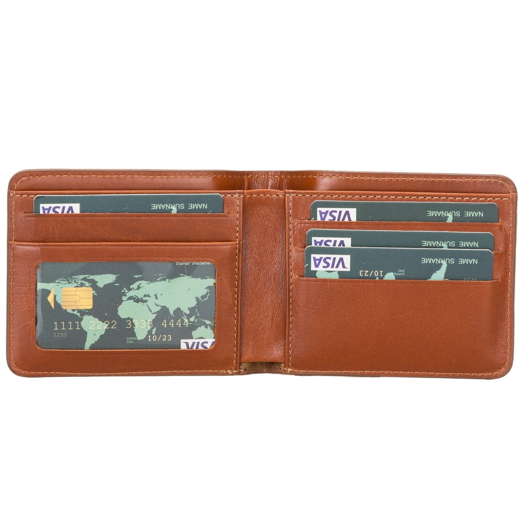 Arvada Handmade Bifold Leather Men Wallet - RoshelLuxe.com