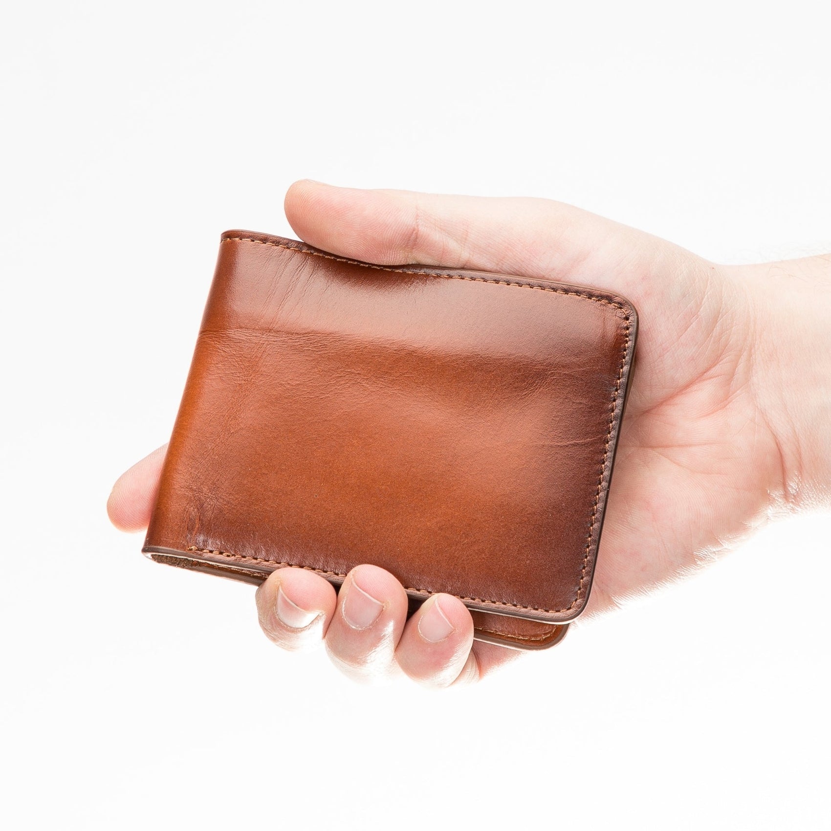 Arvada Handmade Bifold Leather Men Wallet - RoshelLuxe.com
