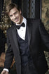 "Kingston" Black Tuxedo Jacket - RoshelLuxe.com