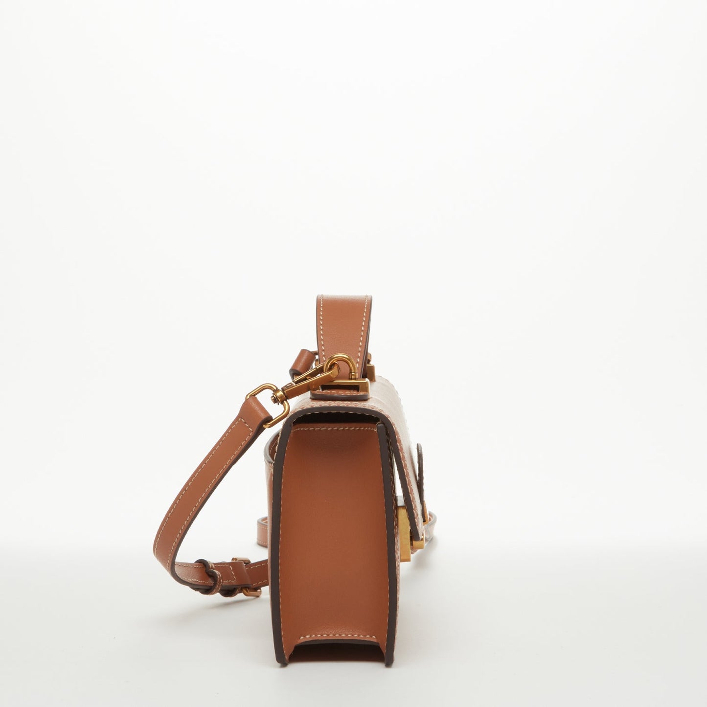 Little Brown Bag Leather Crossbody Purse - RoshelLuxe.com