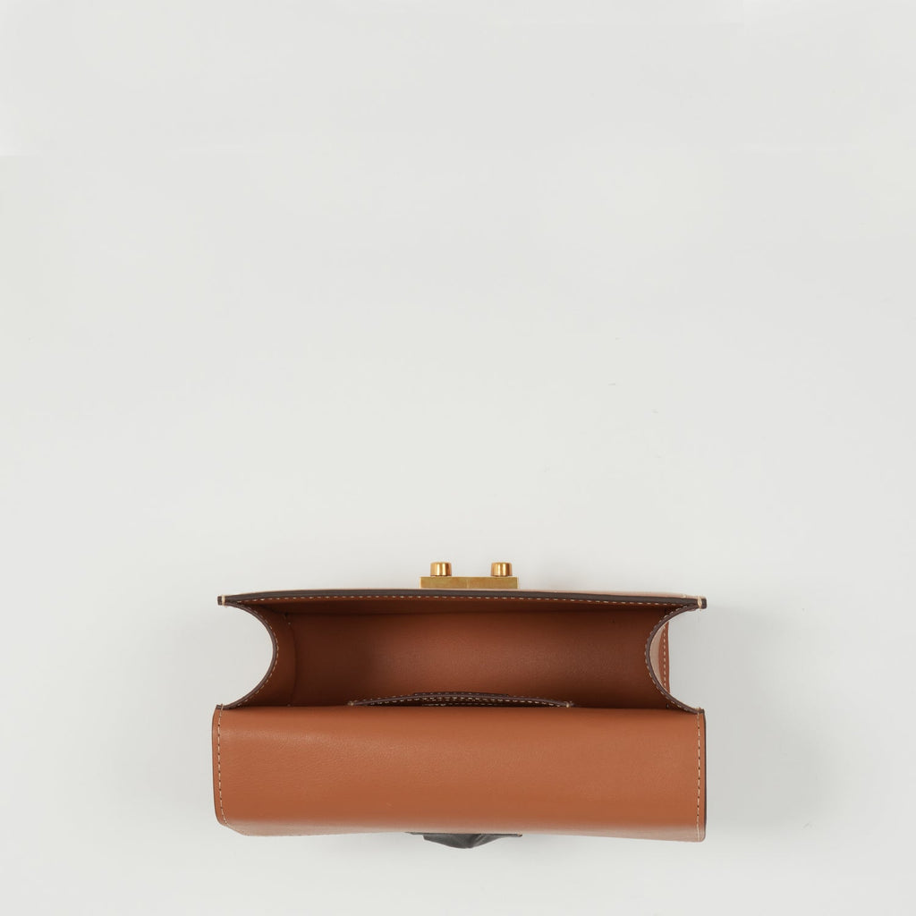 Little Brown Bag Leather Crossbody Purse