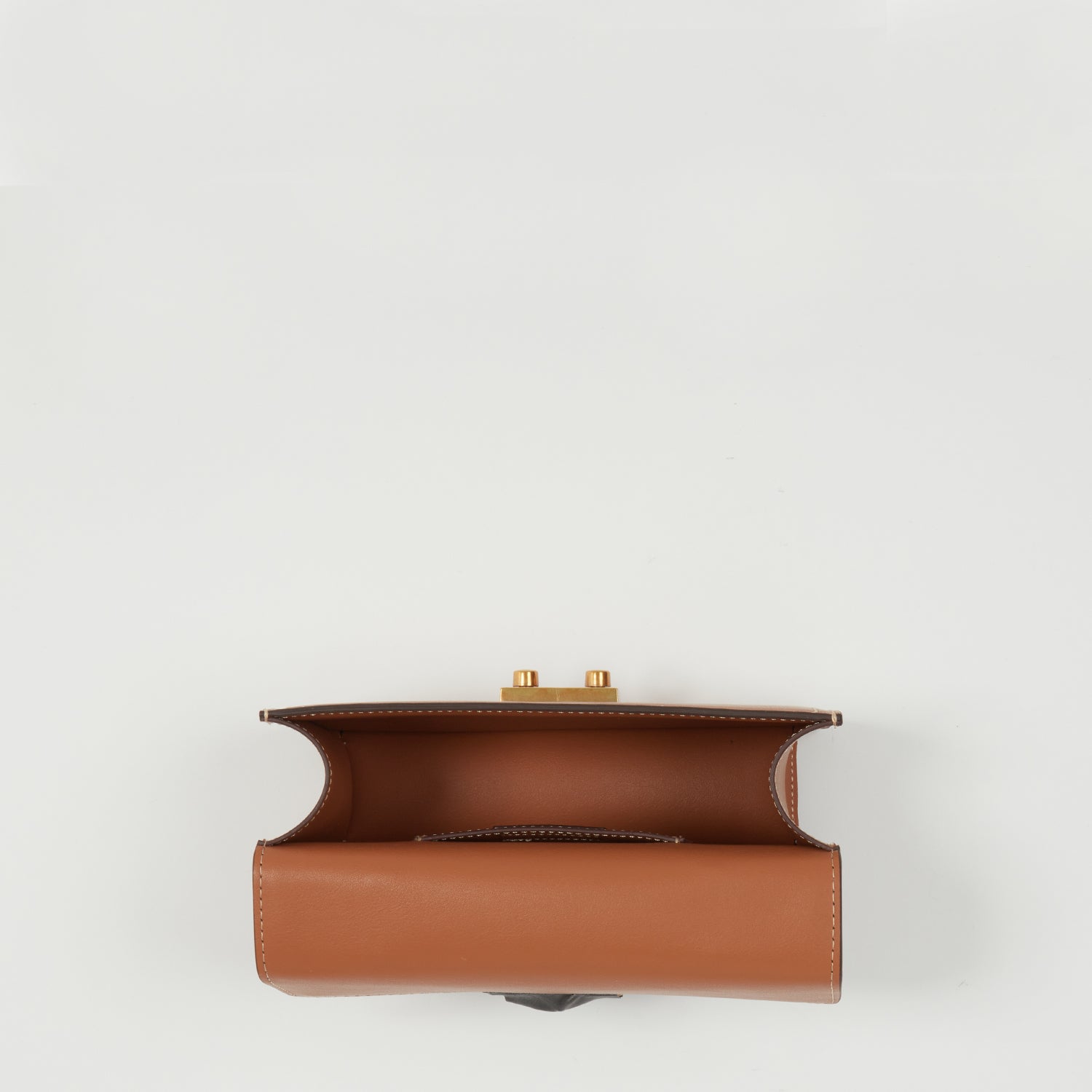 Little Brown Bag Leather Crossbody Purse - RoshelLuxe.com