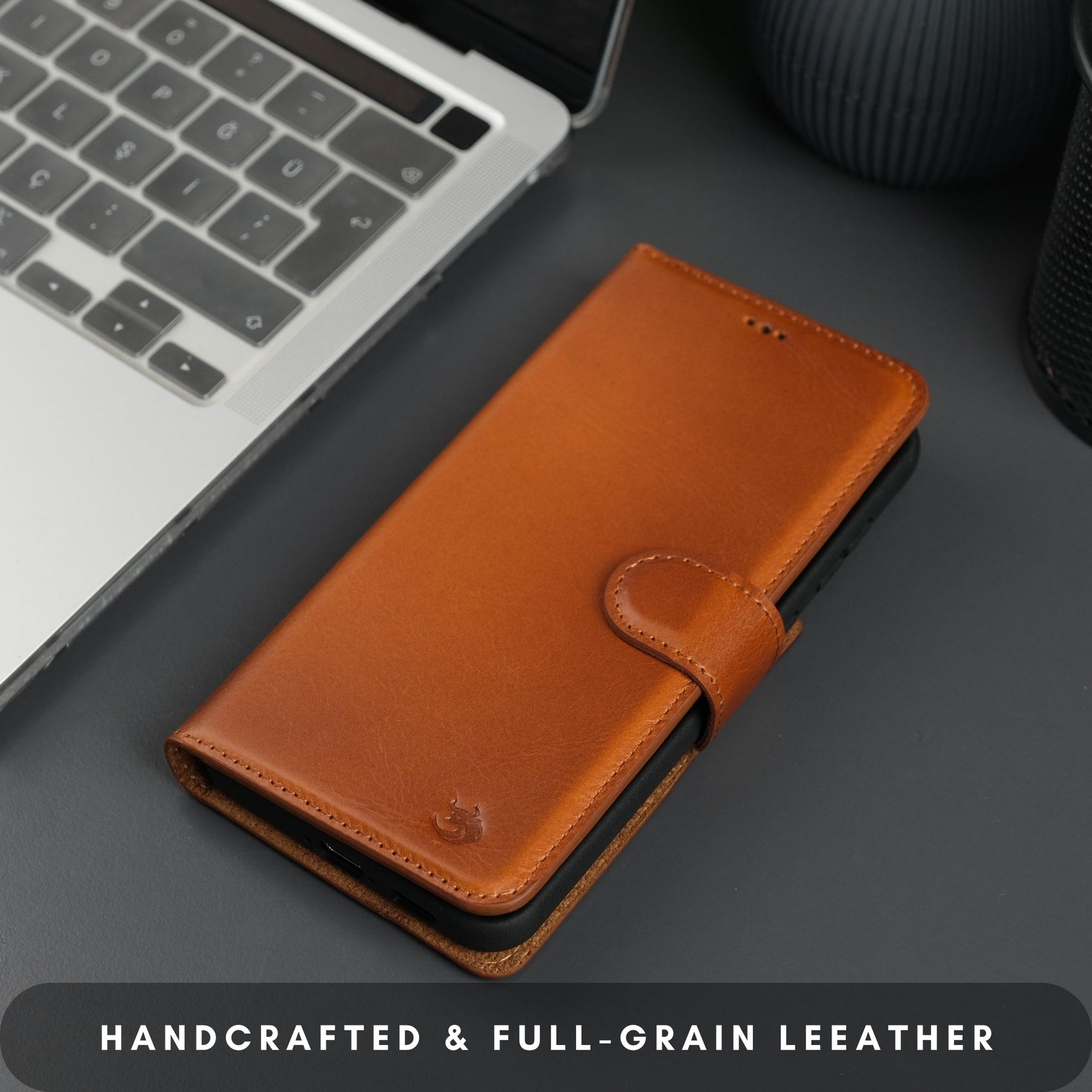 Buffalo Leather Samsung Galaxy S24 Plus Wallet with Detachable Case - RoshelLuxe.com