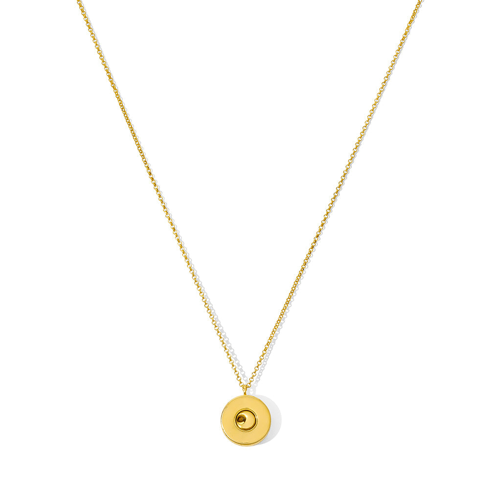 Shell Casing Pendant Necklace - RoshelLuxe.com