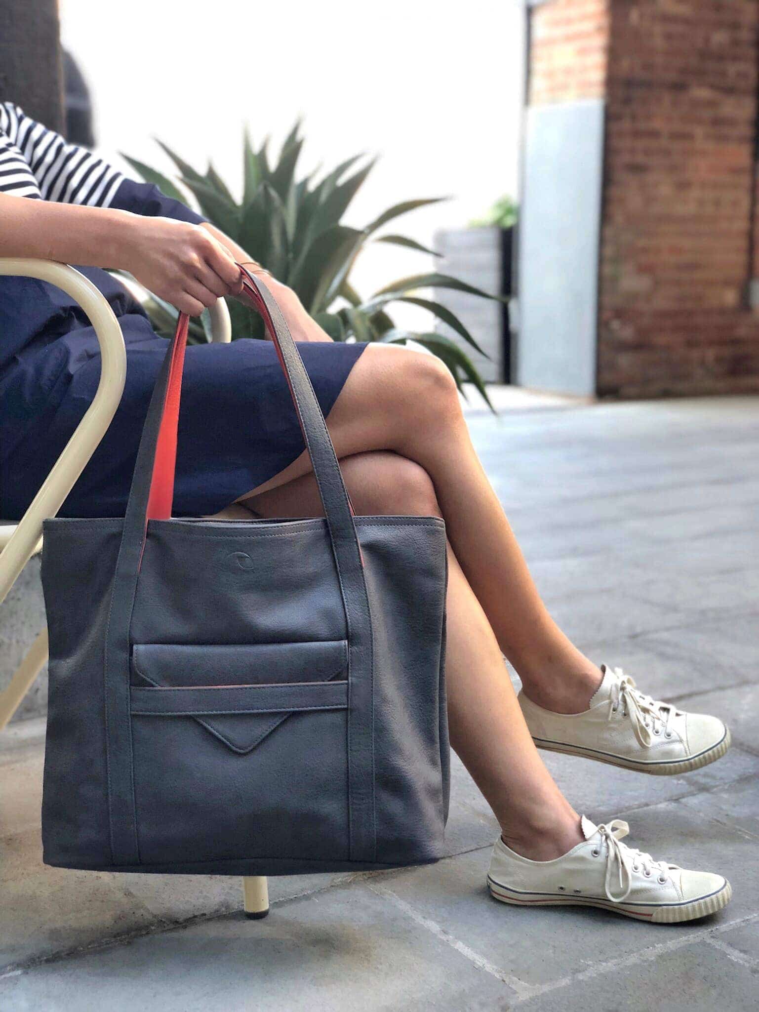 Borough Vegan Leather Tote - RoshelLuxe.com