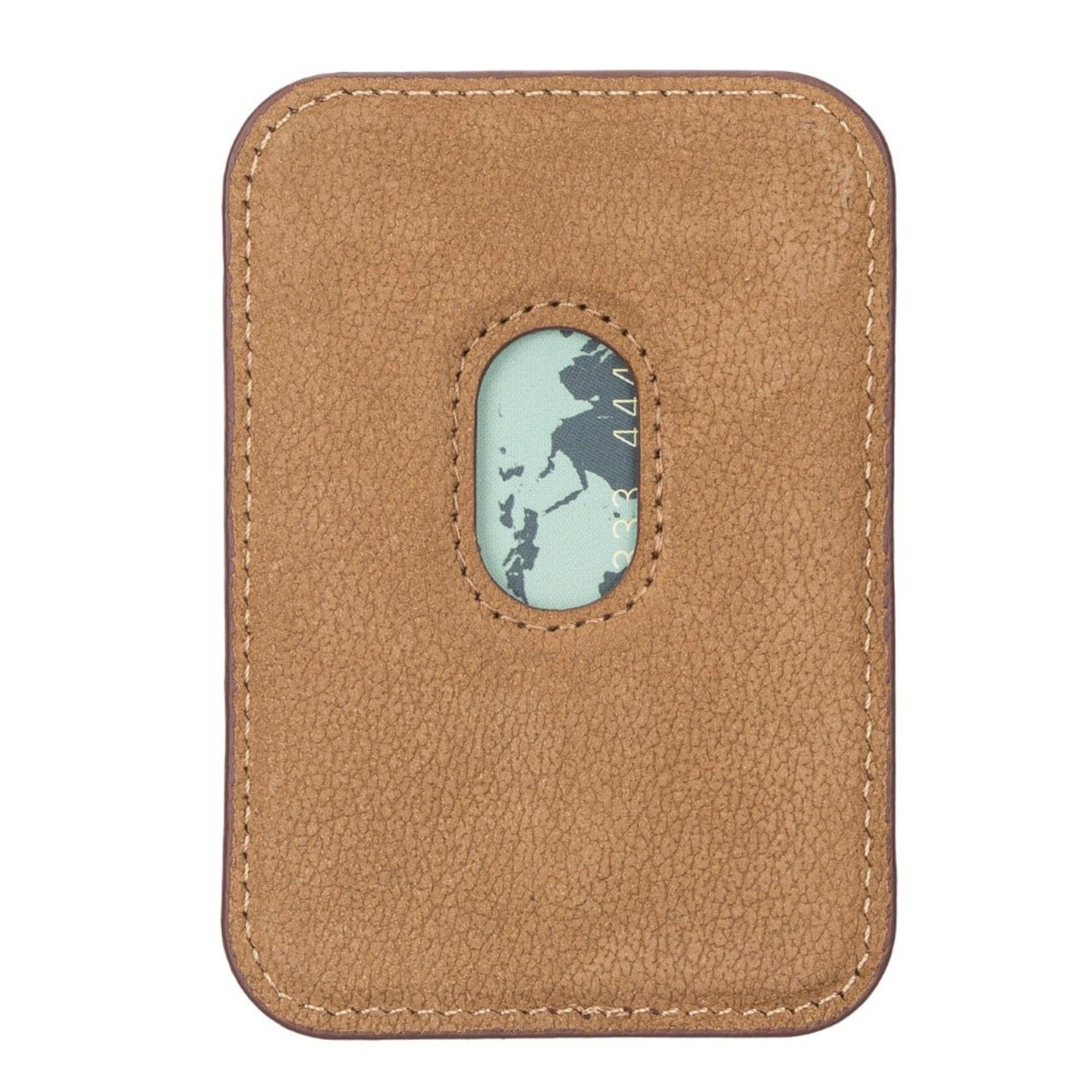 Cortland Full-Grain Leather Card Holder Wallet with Magnet - RoshelLuxe.com