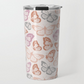 Orange and Pink Butterfly Travel Mug - RoshelLuxe.com