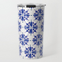 Dark Blue Tile Travel Mug - RoshelLuxe.com