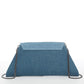 Denim Clutch Bag Two Tone Crossbody Evening Purse Unique Women's Handbag - RoshelLuxe.com