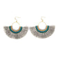 Tassel Fan Earrings - RoshelLuxe.com