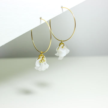 Lora White Hoops