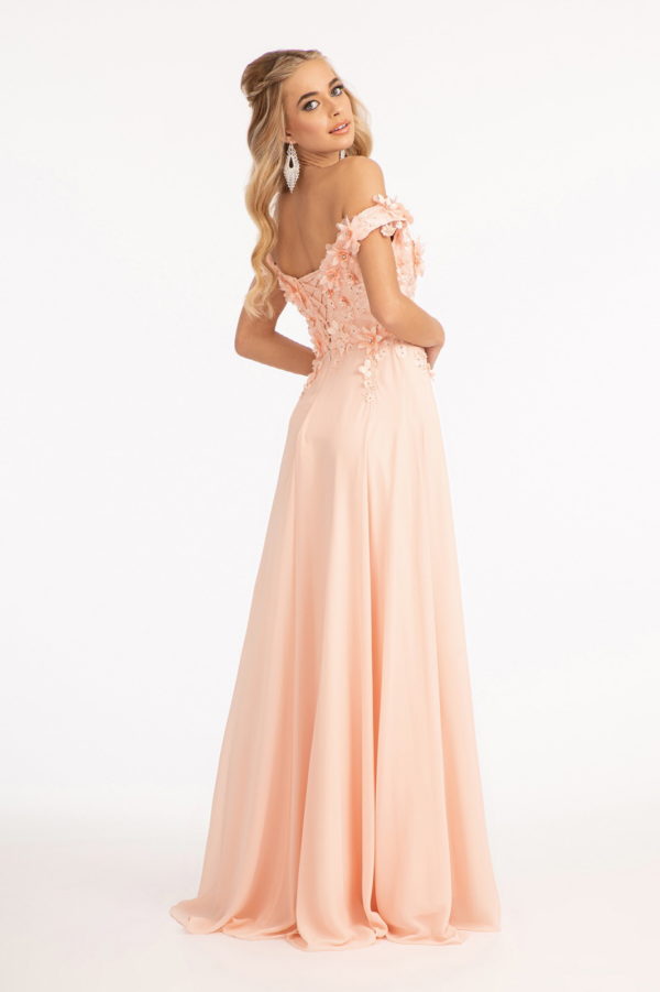 Sublime Off-shoulder Floral Neckline A-line Maxi Dress from Elizabeth K - RoshelLuxe.com