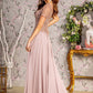 Bead Embroidery Sheer Short Sleeves A-line Mesh Long Dress - RoshelLuxe.com