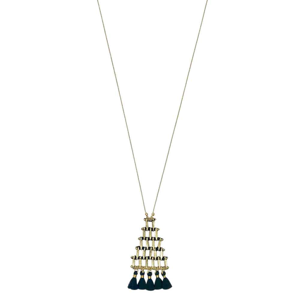 Kai Pyramid Necklace - RoshelLuxe.com