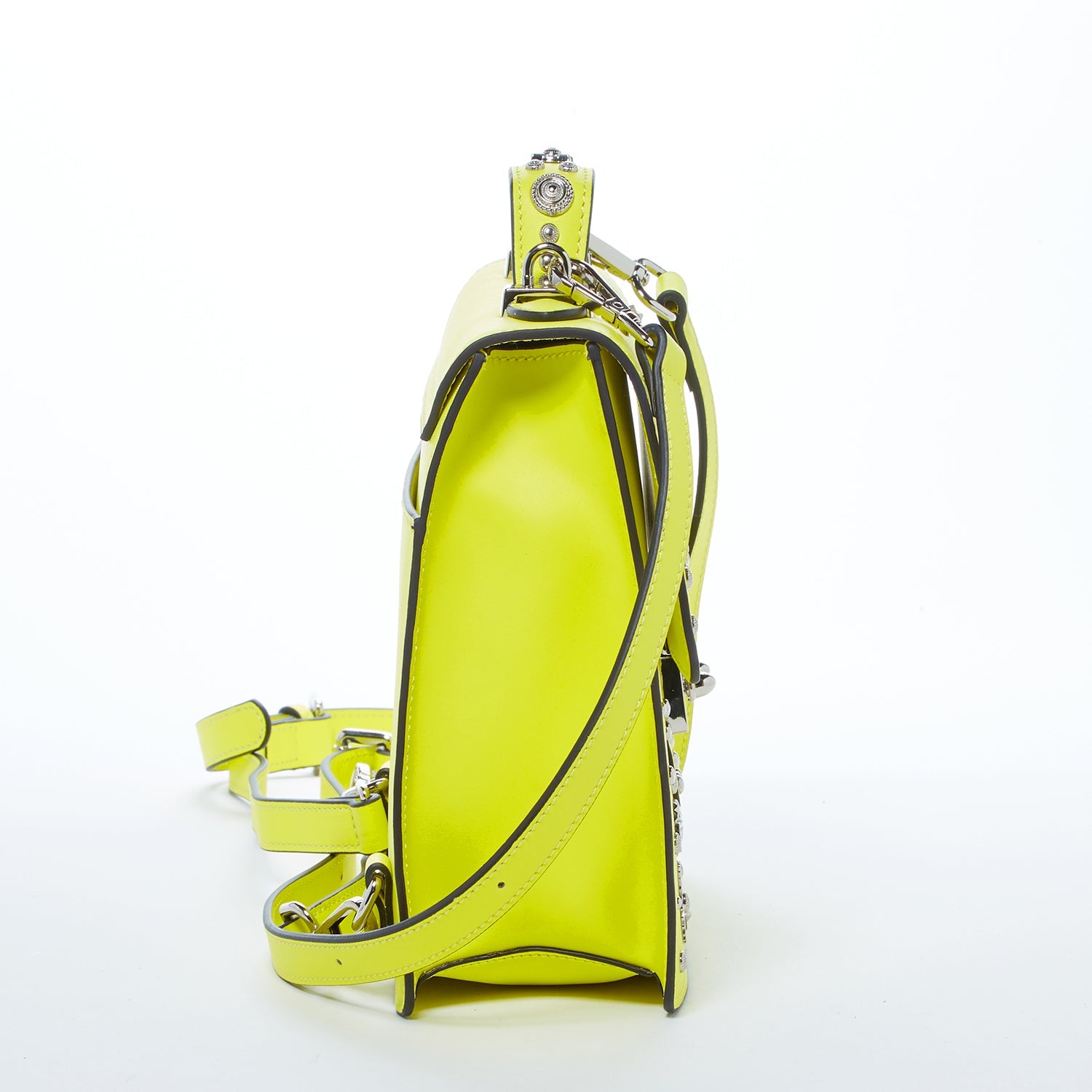 Convertible Leather Backpack Purse Yellow Crossbody Bag - RoshelLuxe.com