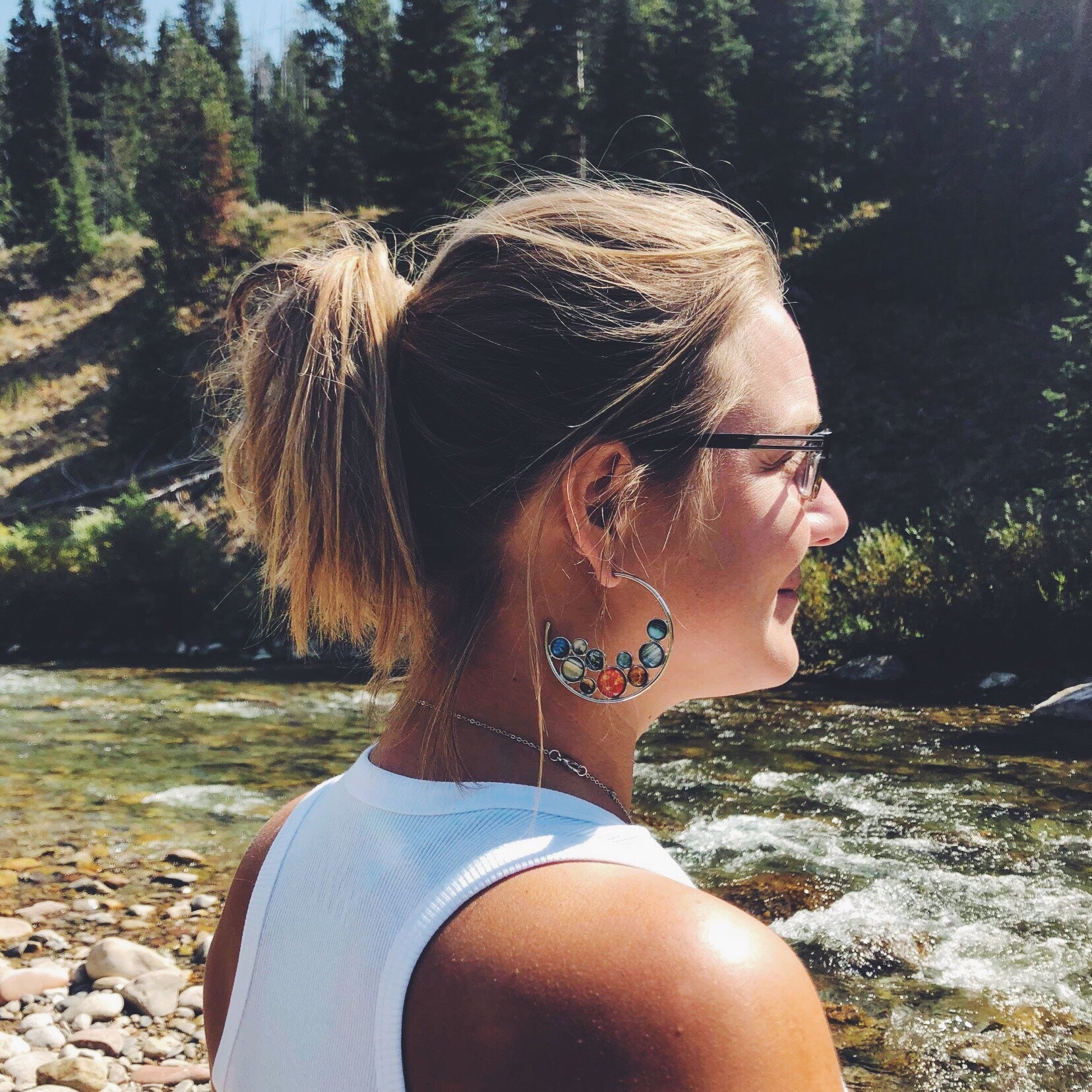 Solar System Hoop Earrings - RoshelLuxe.com
