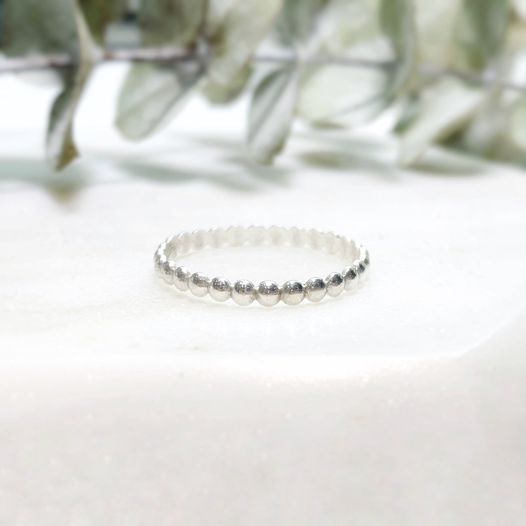 Beaded Stacking Ring - RoshelLuxe.com