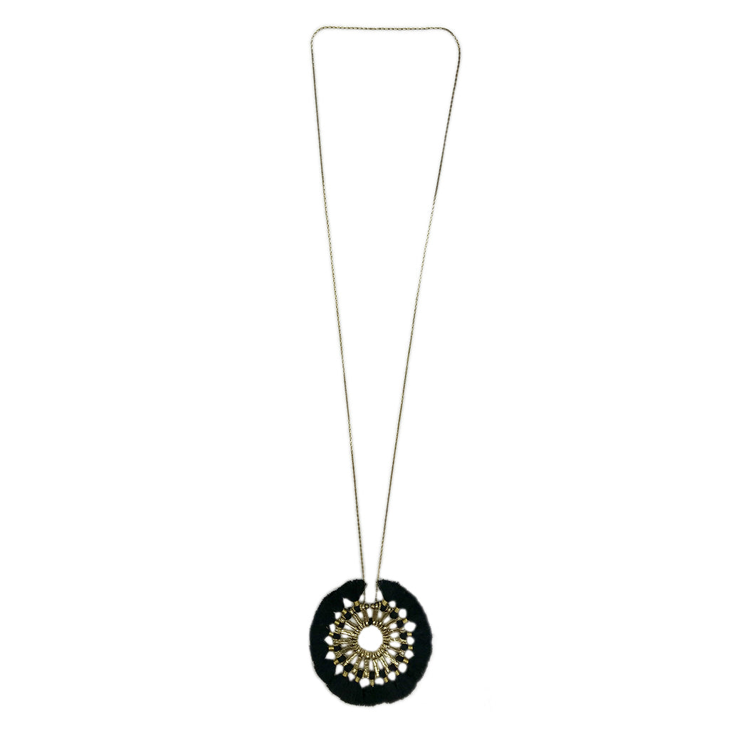 Tassel Halo Necklace - RoshelLuxe.com