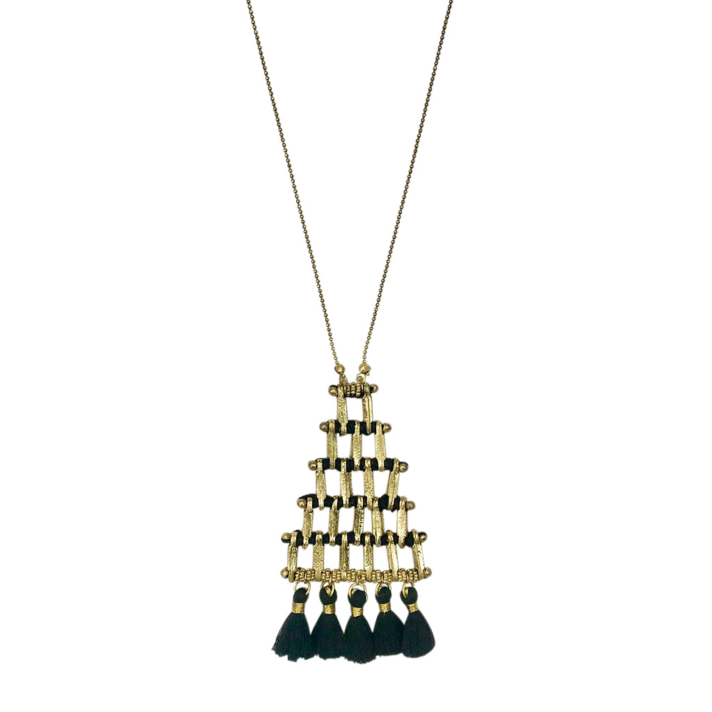 Kai Pyramid Necklace - RoshelLuxe.com