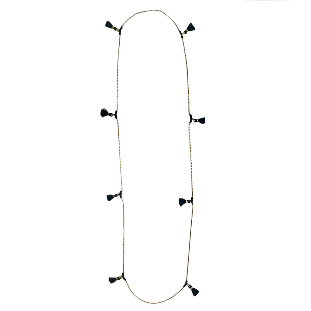 Ananya Tassel Necklace - RoshelLuxe.com
