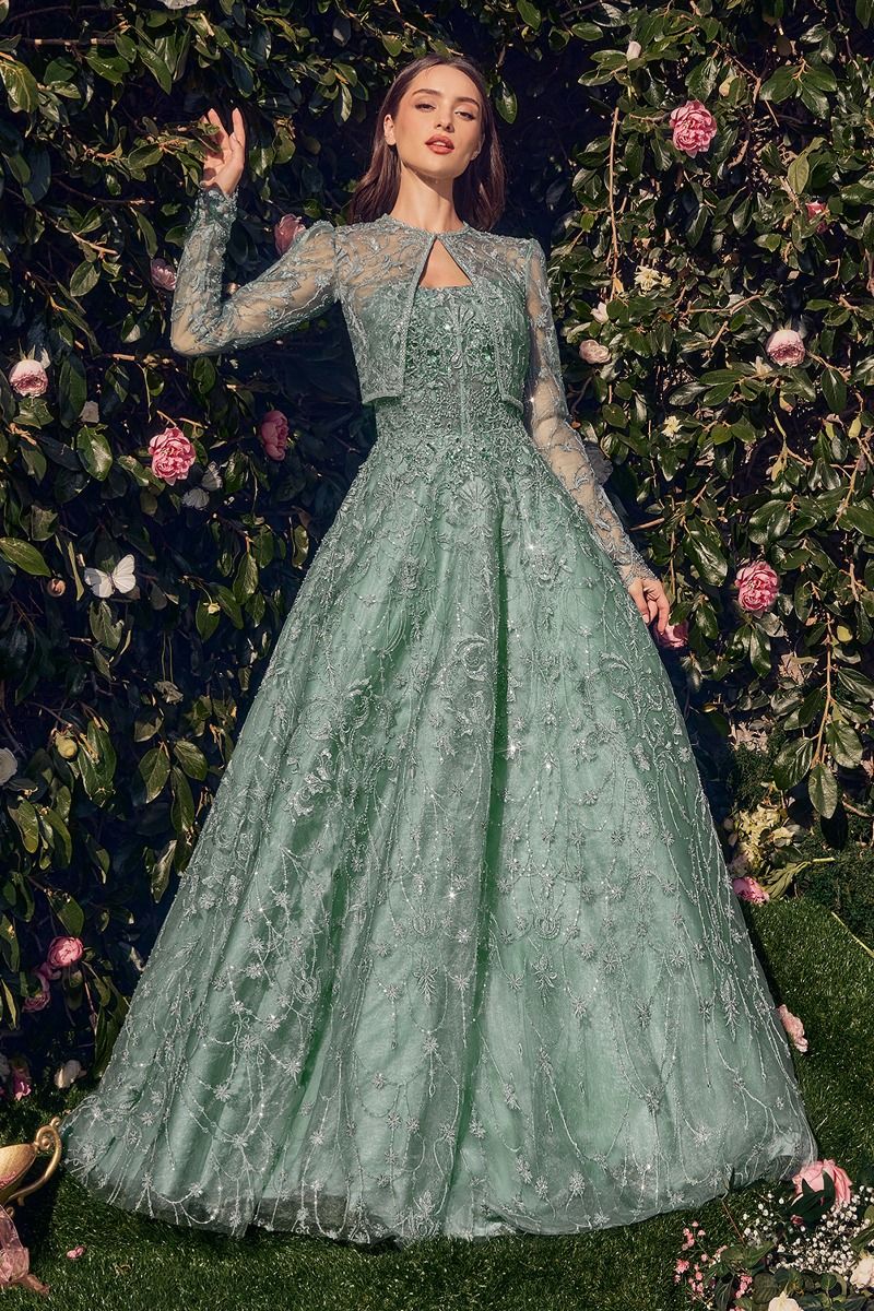 Your Majesty Bolero Gown - RoshelLuxe.com