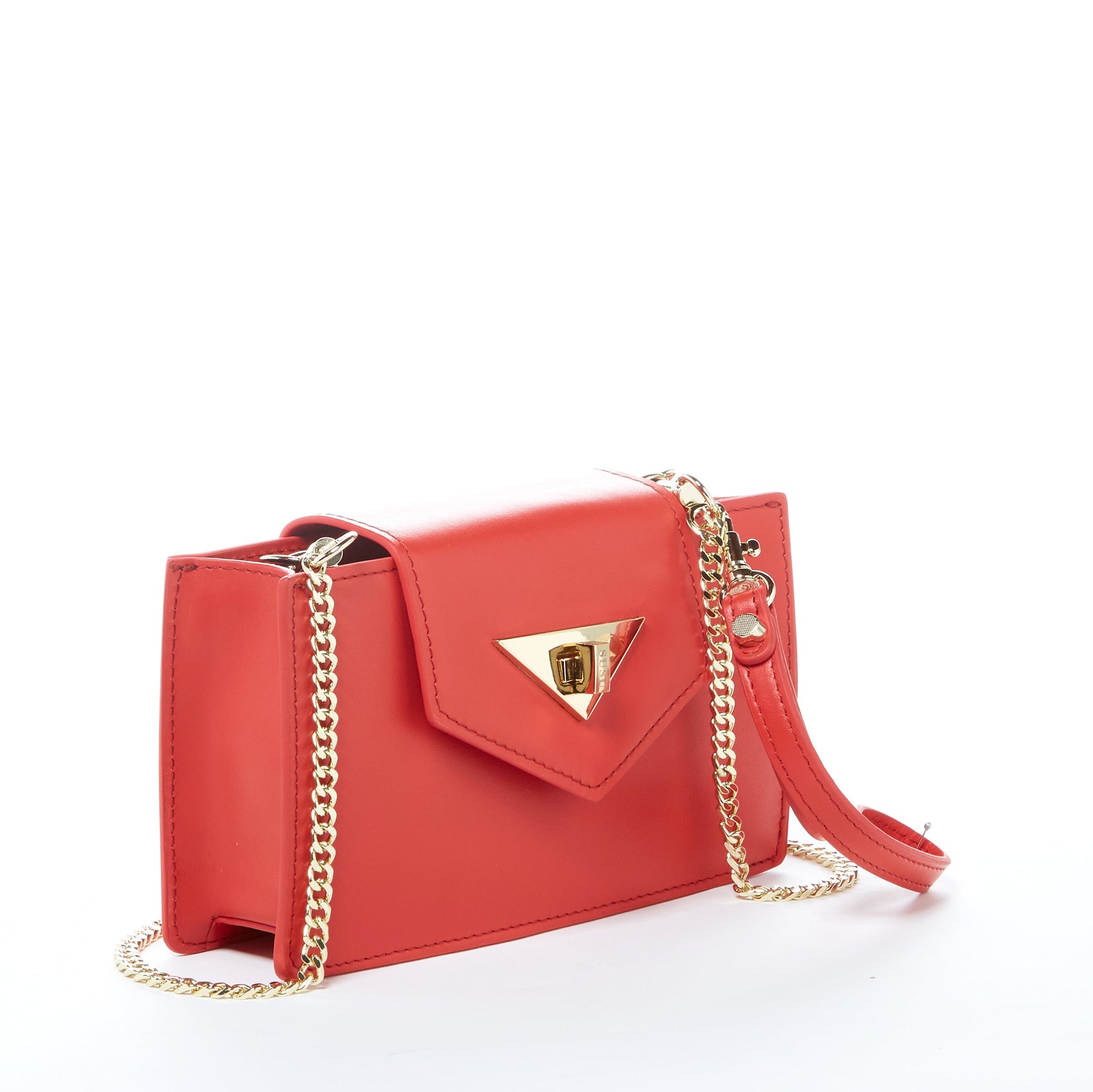 Mini Crossbody Bag Small Leather Red Purse Wristlet Women's Handbag - RoshelLuxe.com