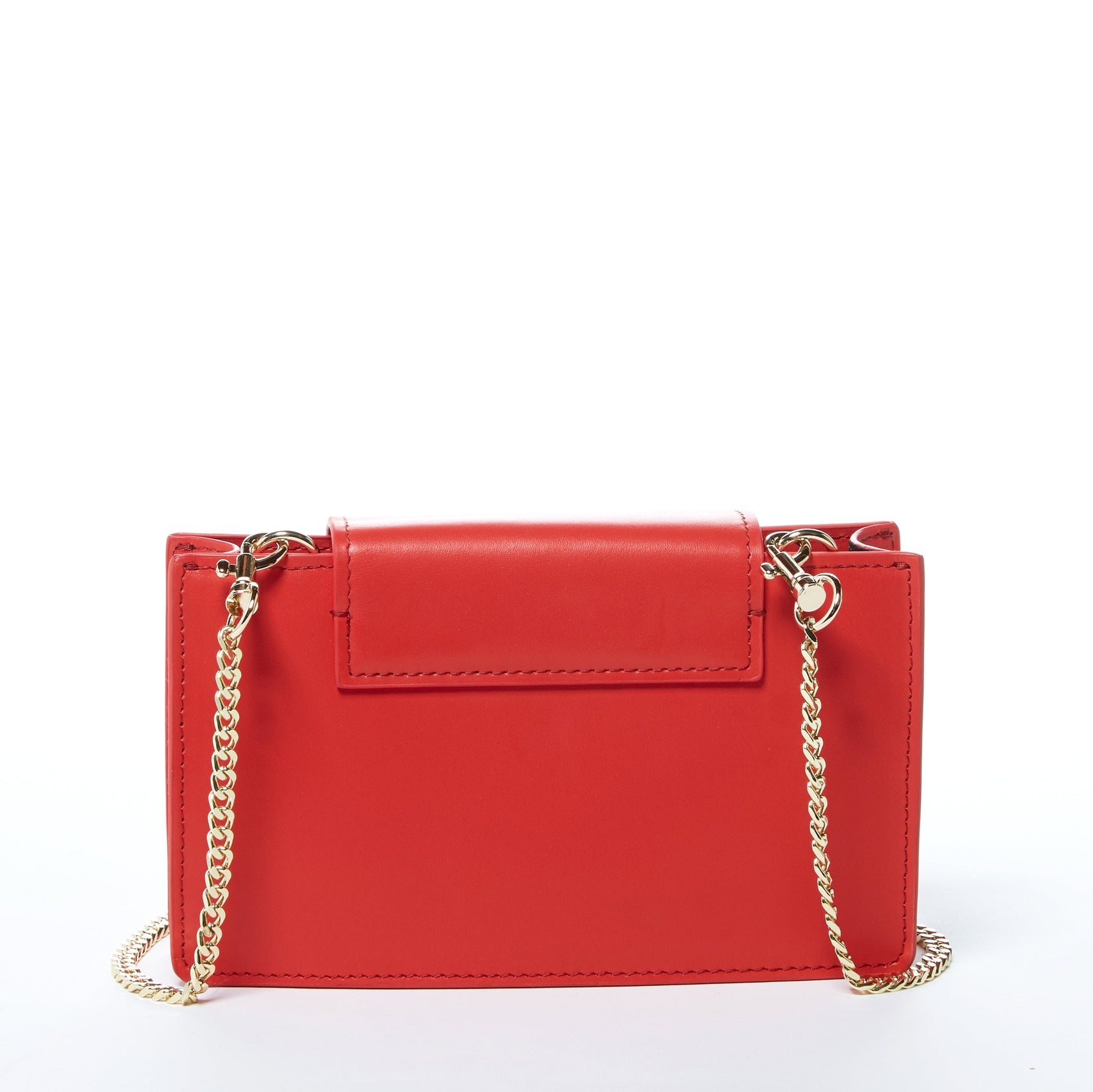 Mini Crossbody Bag Small Leather Red Purse Wristlet Women's Handbag - RoshelLuxe.com