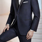"Milan" Midnight Navy Tuxedo Jacket Peak (Separates) - RoshelLuxe.com