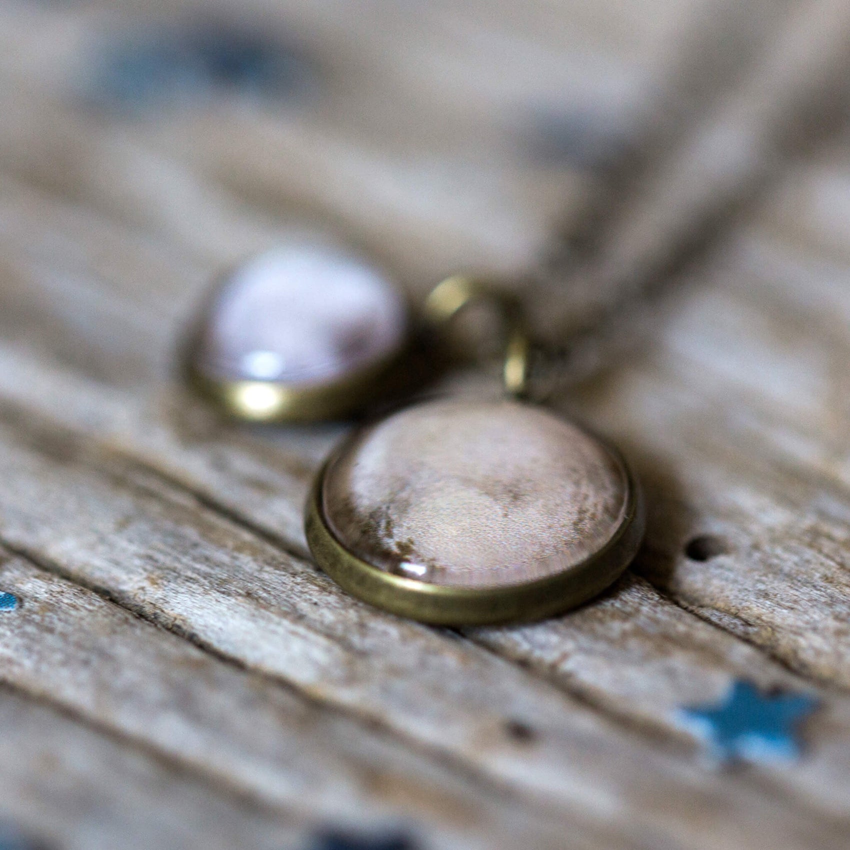 Pluto and Charon Layered Space Necklace - RoshelLuxe.com