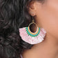 Tassel Fan Earrings - RoshelLuxe.com