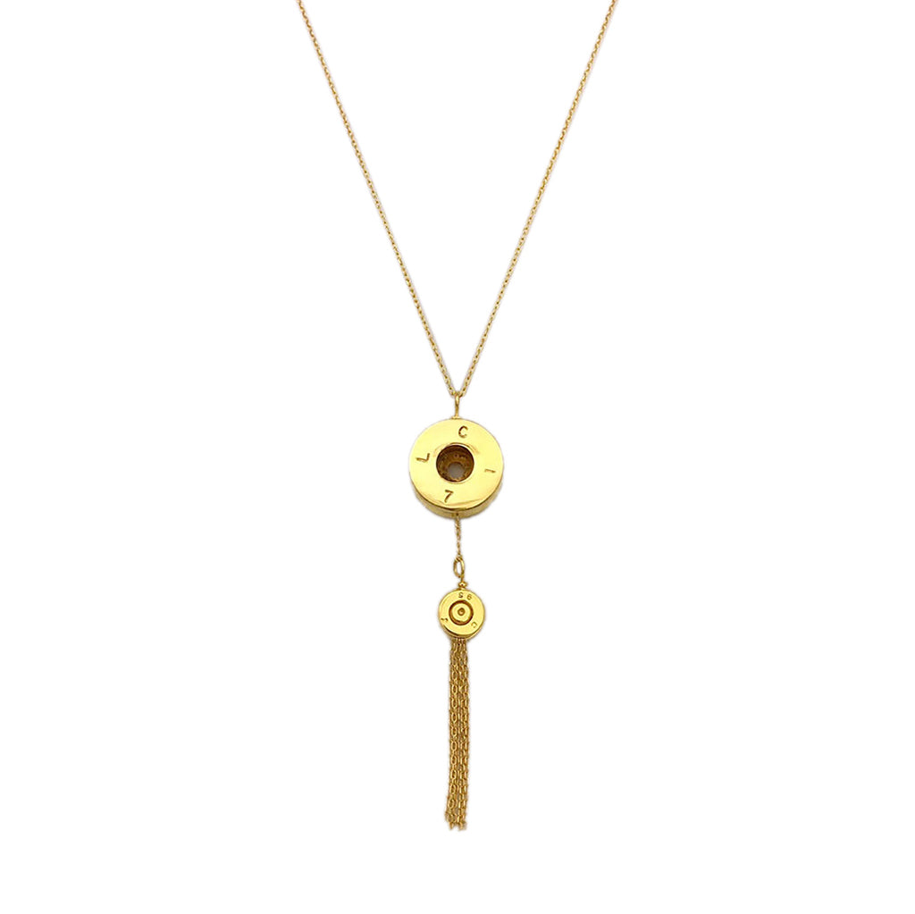 Bullet Tassel Necklace - RoshelLuxe.com