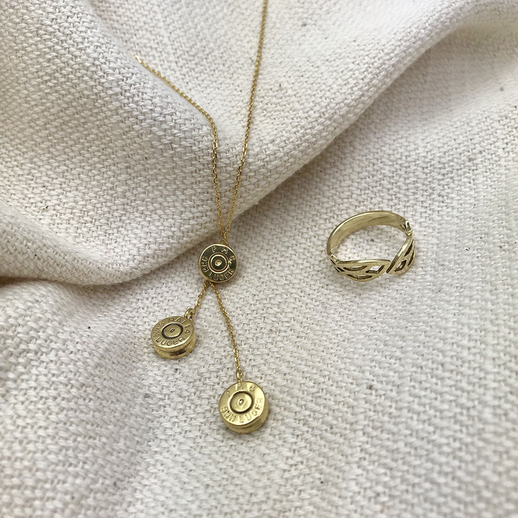 Bullet Cluster Necklace - RoshelLuxe.com