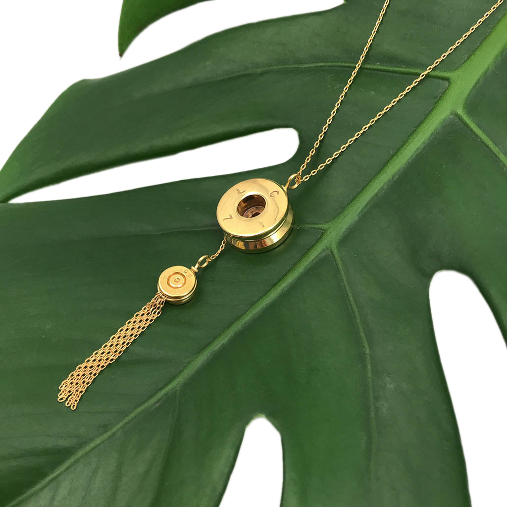 Bullet Tassel Necklace - RoshelLuxe.com