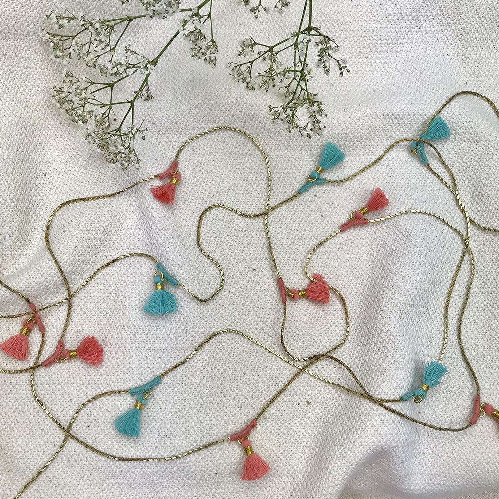 Ananya Tassel Necklace - RoshelLuxe.com