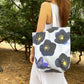 Tote Bag: Black Hellebore on Snow - RoshelLuxe.com