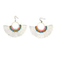 Tassel Fan Earrings - RoshelLuxe.com