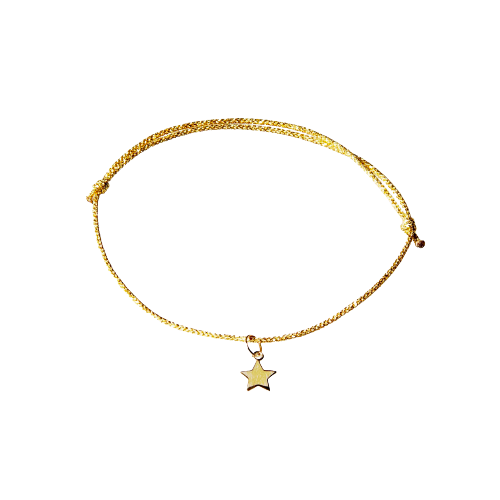 Gold Star Charm Bracelet